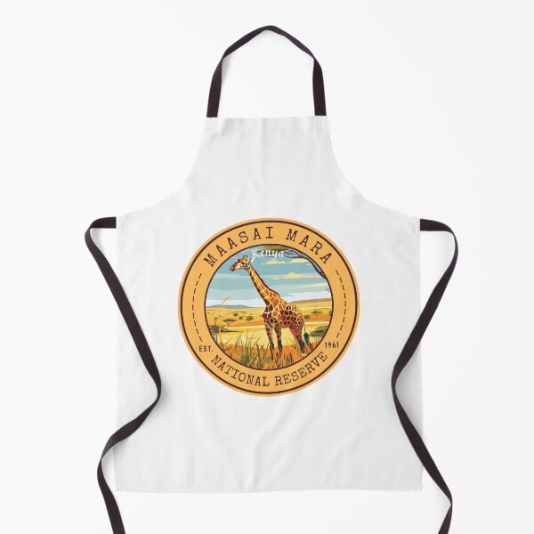Item preview, Maasai Mara National Reserve, Kenya Vintage Travel Art Circle Emblem designed and sold by MaateoDesign.