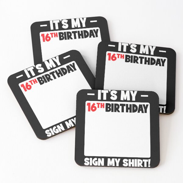 Item preview, It'S My 16Th Birthday 16 Years Old Birthday Party Sign My designed and sold by MadalynKiehn.