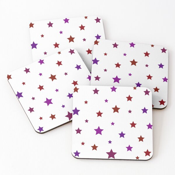 Item preview, Deep Purple and Rich Red Tones Stars Pack designed and sold by Aesthetic Crew.