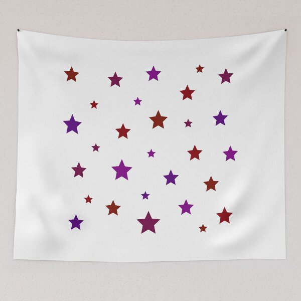 Item preview, Deep Purple and Rich Red Tones Stars Pack designed and sold by Aesthetic Crew.