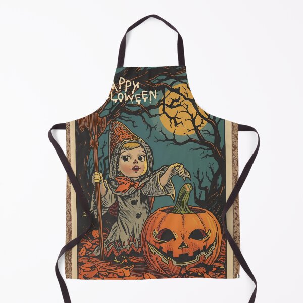 Item preview, Vintage Halloween Kid with Giant Jack-O’-Lantern designed and sold by Edenglow Prints & Peculiars.