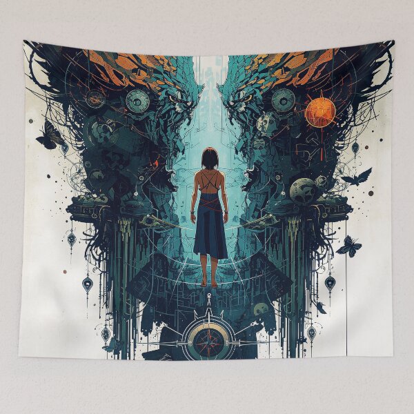 Item preview, Temple Walk designed and sold by ArtfullMinds.