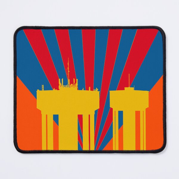 Item preview, Corby Water Towers - Vibrant Tones Again designed and sold by Kate Anderson Art.