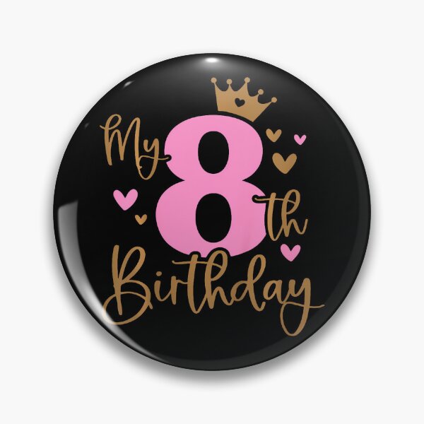 Item preview, Kids My 8Th Birthday Girl 8 Years Old Bday Party Matching designed and sold by MadalynKiehn.