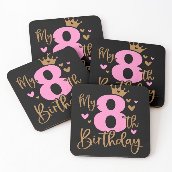 Item preview, Kids My 8Th Birthday Girl 8 Years Old Bday Party Matching designed and sold by MadalynKiehn.