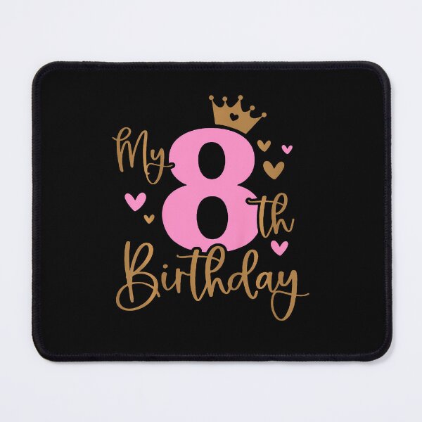 Item preview, Kids My 8Th Birthday Girl 8 Years Old Bday Party Matching designed and sold by MadalynKiehn.