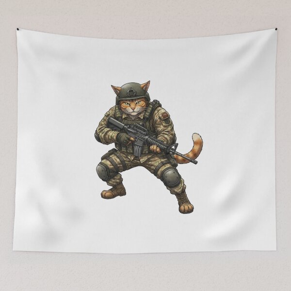 Item preview, Tactical Cat designed and sold by RAWLIFEGRAPHIC.