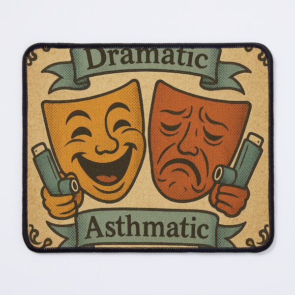Item preview, Dramatic Asthmatic  designed and sold by Llewynn1225.