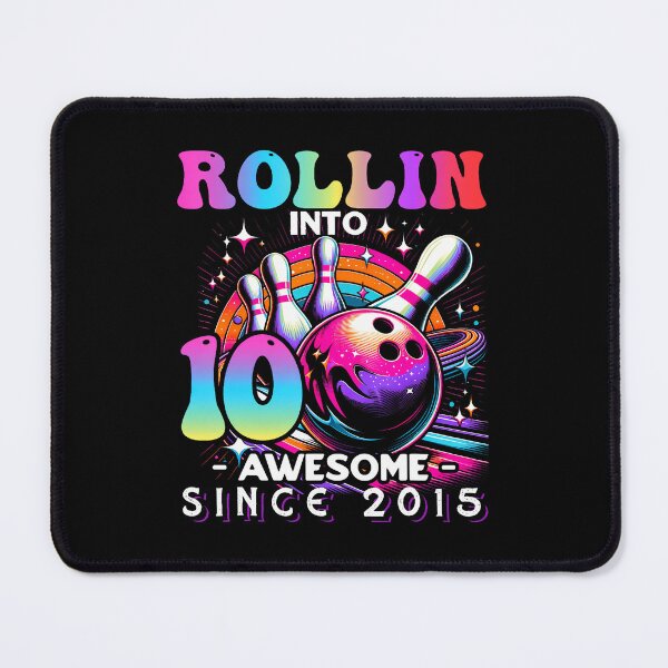Item preview, Bowling Party Rollin' 10 Awesome 2015 10Th Birthday Girls designed and sold by MadalynKiehn.