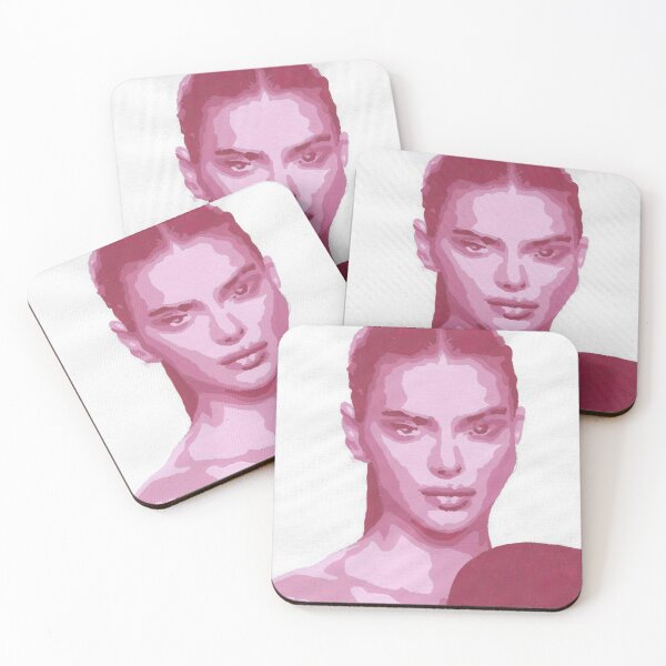 Artikelvorschau, Monochromes rosa Gemälde von Kendall Jenner entworfen und verkauft von CaitlynsPaper.