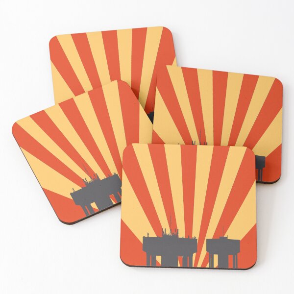 Item preview, Corby Water Towers - Warm Tones designed and sold by Kate Anderson Art.