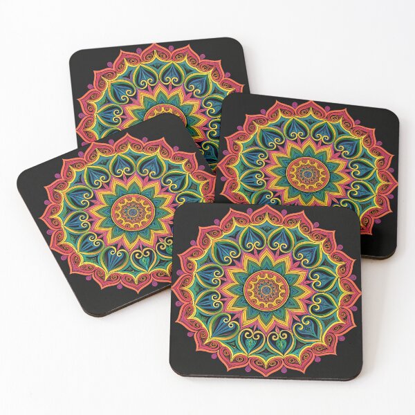 Item preview, Unique Psychedelic Kaleidoscope Mandala Aesthetic designed and sold by HLPsychDesigns.