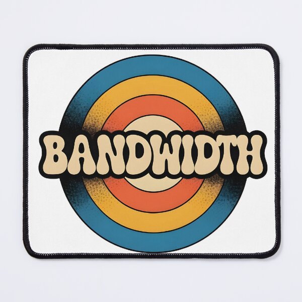Item preview, Groovy "Bandwidth" Retro Circle Art designed and sold by InkWeaveShop.