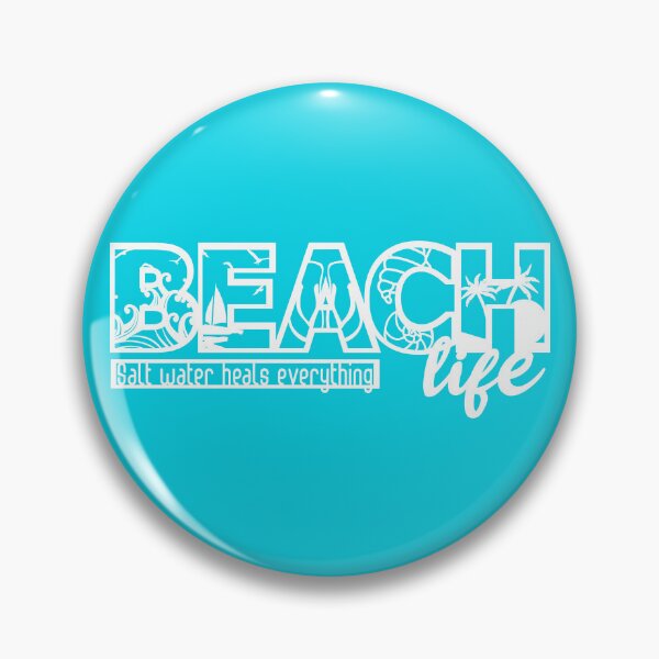 Item preview, Beach Life: salt water heals everything designed and sold by Katrabbit Graphics.