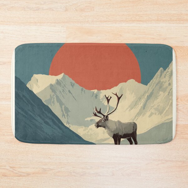Item preview, Avalon Wilderness Reserve NL | Woodland Caribou Art Print designed and sold by TuncGK.