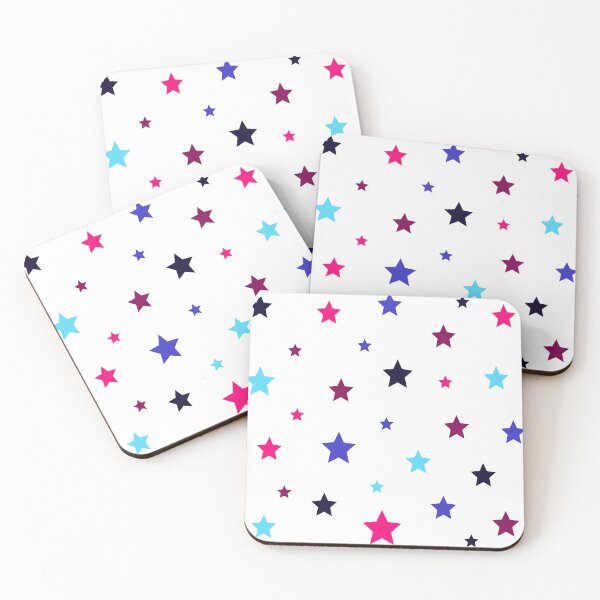 Item preview, Hot Pink Royal Blue and Plum Pop Stars Pack designed and sold by Aesthetic Crew.