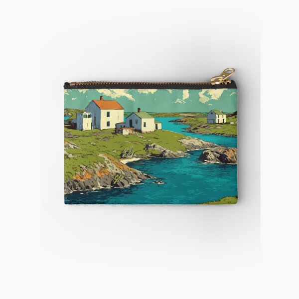 Item preview, Battle Harbour Labrador | Historic Fishing Outport Art designed and sold by TuncGK.