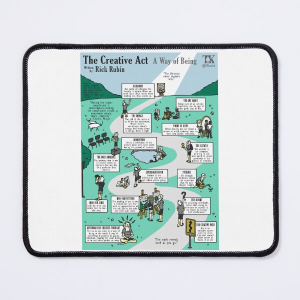 Item preview, Visual Summary The Creative Act (Rick Rubin) designed and sold by TKsuited.