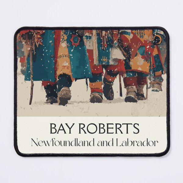 Item preview, Bay Roberts Newfoundland | Mummering Tradition Art Print designed and sold by TuncGK.