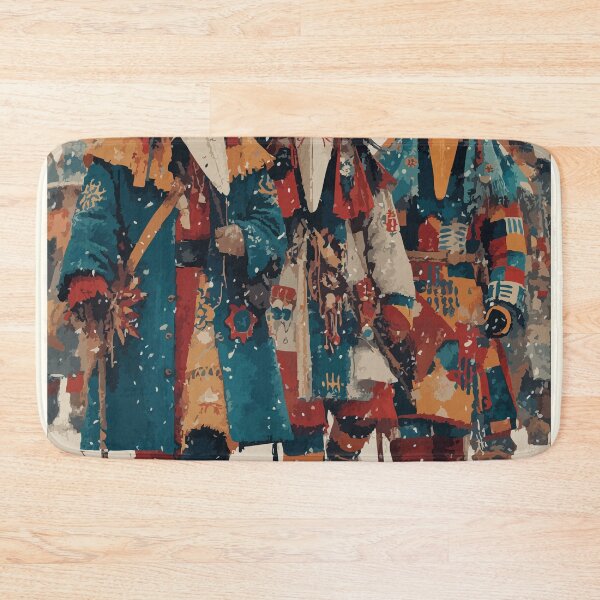 Item preview, Bay Roberts Newfoundland | Mummering Tradition Art Print designed and sold by TuncGK.