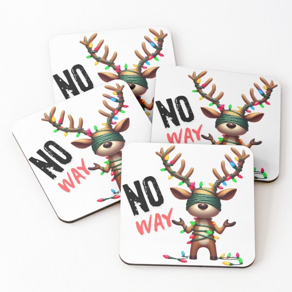Item preview, Christmas Rudolph - Funny Rudolph. No Way. That's a bummer! designed and sold by Alkymias.