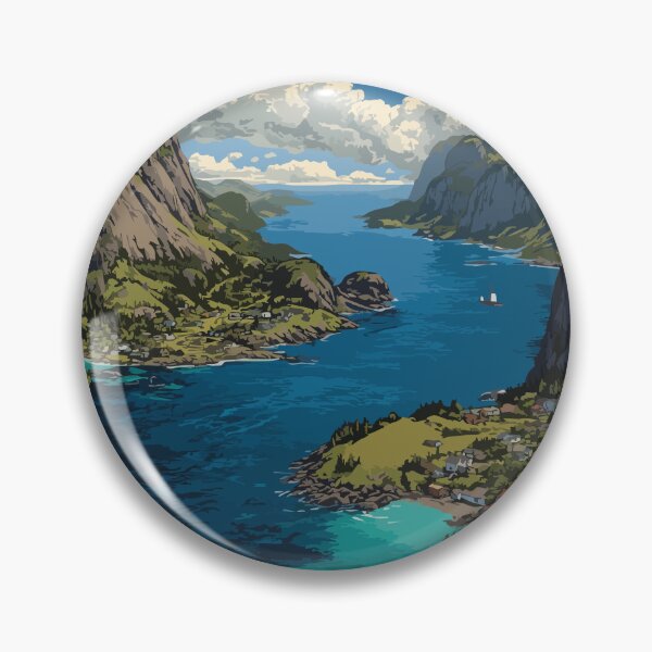 Item preview, Blow Me Down Park NL | Bay of Islands Scenery Art designed and sold by TuncGK.