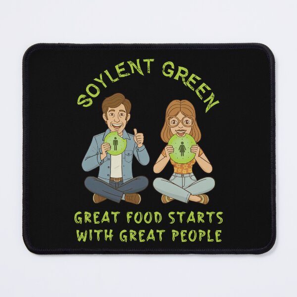 Item preview, Soylent Green - Great Food Starts With Great People - Man And Woman Eating Soylent Green Cookies designed and sold by Oaks Creations.