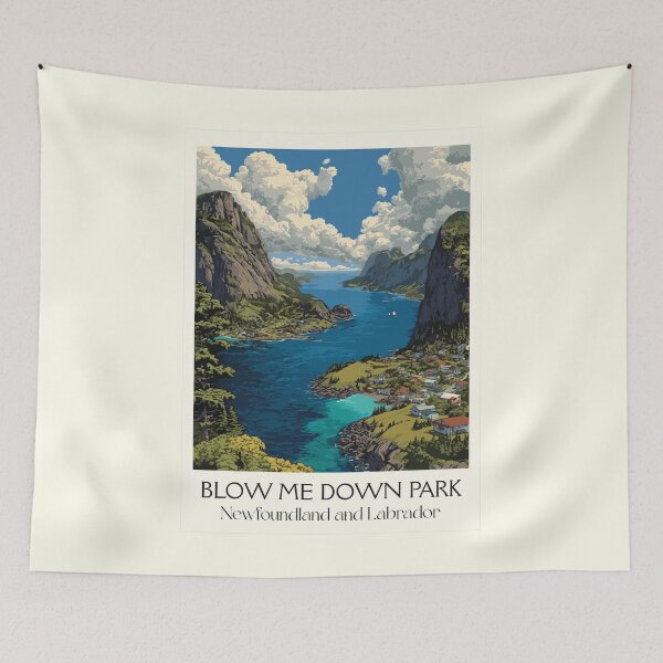 Item preview, Blow Me Down Park NL | Bay of Islands Scenery Art designed and sold by TuncGK.