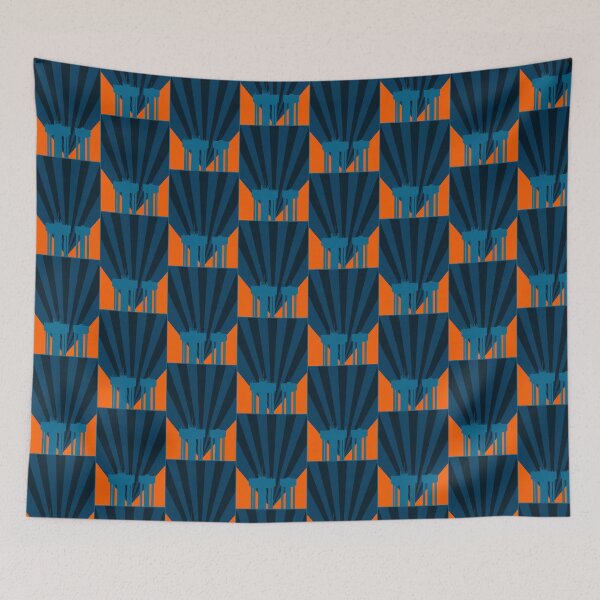 Item preview, Corby Water Towers - Modern designed and sold by Kate Anderson Art.