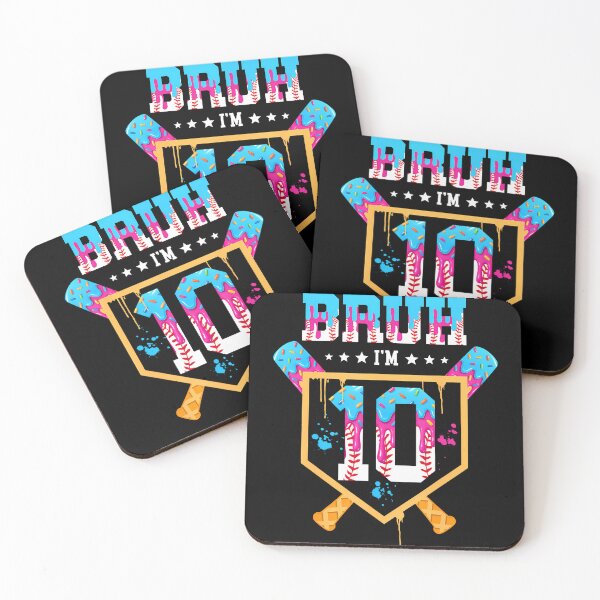 Item preview, Baseball 10 Year Old Ice Cream Drip 10Th Birthday Boys designed and sold by MadalynKiehn.