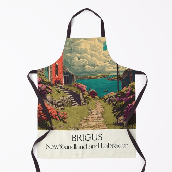 Item preview, Brigus Newfoundland | Historic Harbour Town Art Print designed and sold by TuncGK.