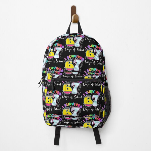 Item preview, I Survived 67 Days of School Funny Six Seven Meme Teachers Students designed and sold by NuralsArt.