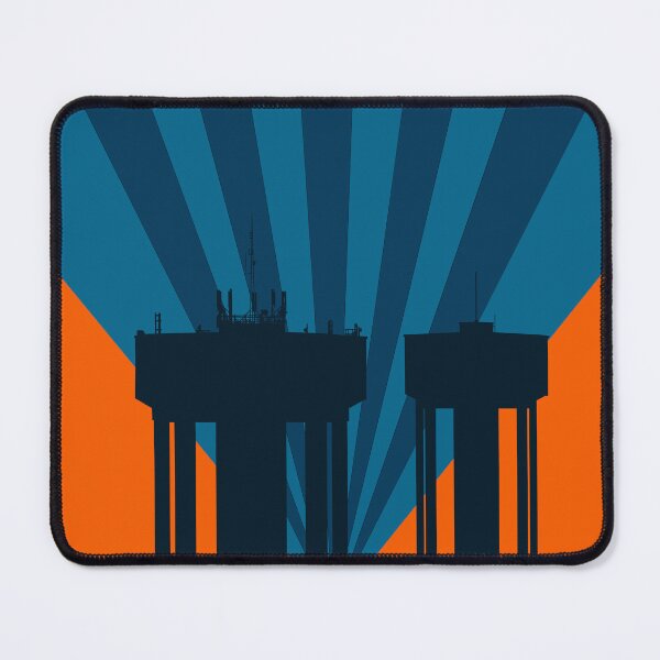 Item preview, Corby Water Towers - Modern 2 designed and sold by Kate Anderson Art.