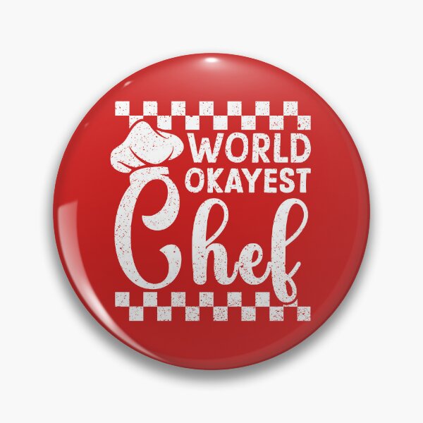 Item preview, World Okayest Chef Funny Cooking Humor designed and sold by Dmetalx Art Apparel.