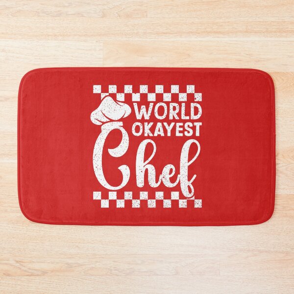 Item preview, World Okayest Chef Funny Cooking Humor designed and sold by Dmetalx Art Apparel.