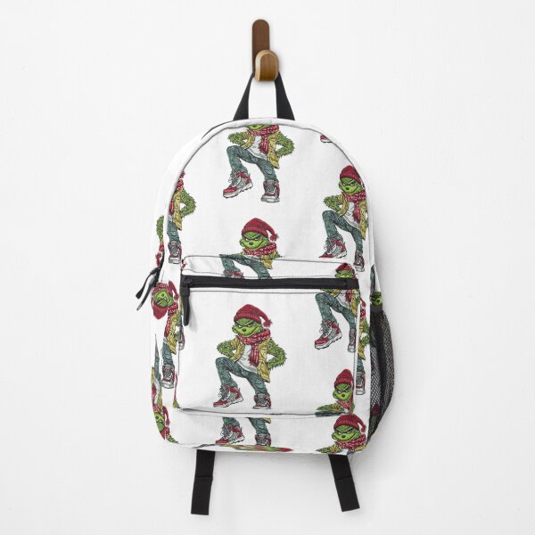 Item preview, Christmas Grinch-Style Embroidery Illustration – Festive Cross Stitch Holiday designed and sold by MiraLumeStudio.