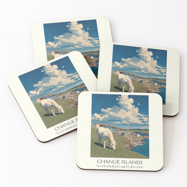 Item preview, Change Islands Newfoundland | Outport Life with Pony Art designed and sold by TuncGK.