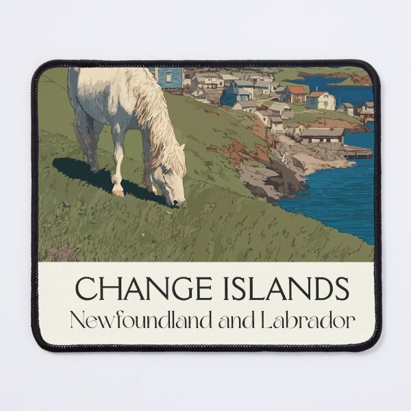Item preview, Change Islands Newfoundland | Outport Life with Pony Art designed and sold by TuncGK.
