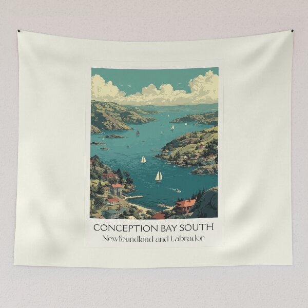 Item preview, Conception Bay South NL | Sailing on the Bay Art Print designed and sold by TuncGK.