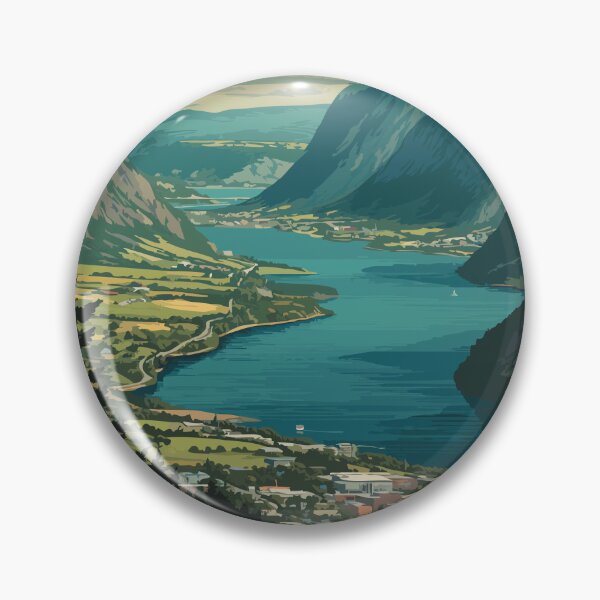 Item preview, Corner Brook Newfoundland | Humber Valley Cityscape Art designed and sold by TuncGK.