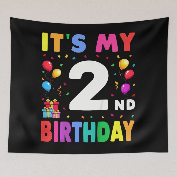 Item preview, Kids It'S My 2Nd Birthday 2 Two Happy Birthday Boys Or Girls designed and sold by MadalynKiehn.