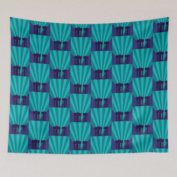 Item preview, Corby Water Towers - Pop designed and sold by Kate Anderson Art.
