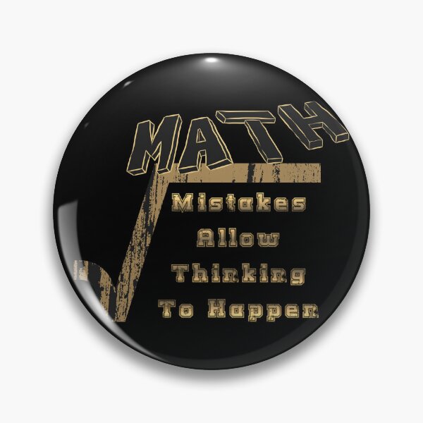 Item preview, MATH - Mistakes Allow Thinking to Happen designed and sold by LadyInEverGreen.