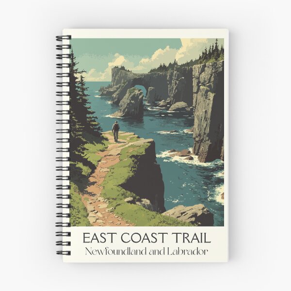 Item preview, East Coast Trail Newfoundland | Coastal Hiking Scenery Art designed and sold by TuncGK.