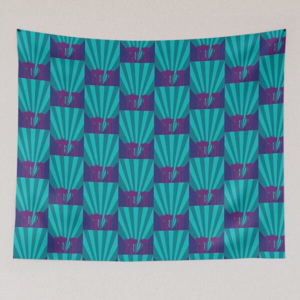 Item preview, Corby Water Towers - Poppier designed and sold by Kate Anderson Art.