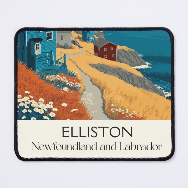 Item preview, Elliston Newfoundland | Puffin Viewing Capital Art Print designed and sold by TuncGK.