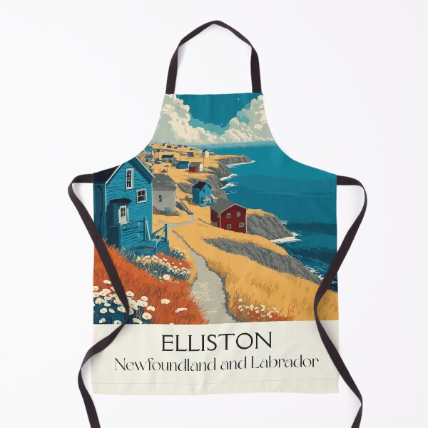 Item preview, Elliston Newfoundland | Puffin Viewing Capital Art Print designed and sold by TuncGK.