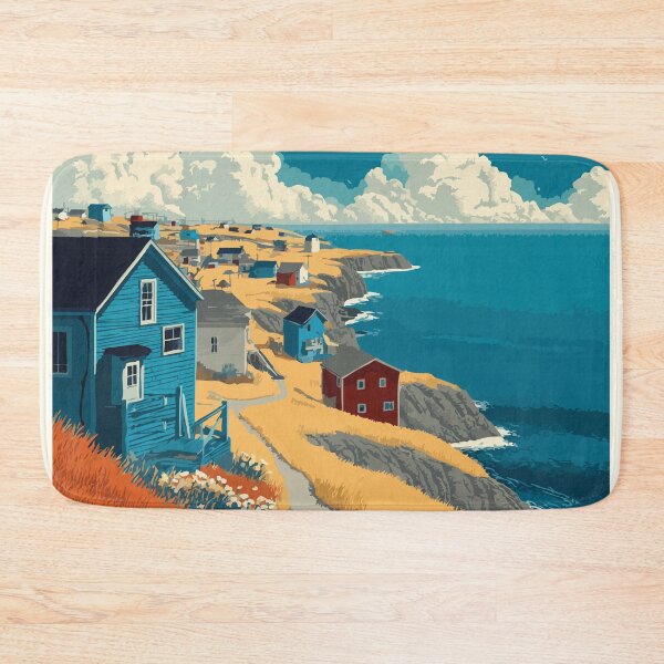Item preview, Elliston Newfoundland | Puffin Viewing Capital Art Print designed and sold by TuncGK.