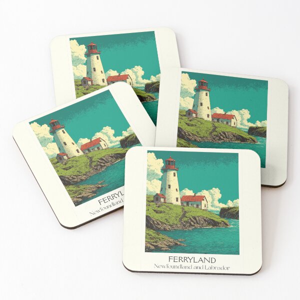 Item preview, Ferryland Newfoundland | Irish Loop Lighthouse Picnic Art designed and sold by TuncGK.