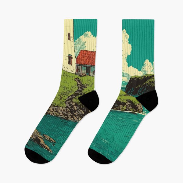 Item preview, Ferryland Newfoundland | Irish Loop Lighthouse Picnic Art designed and sold by TuncGK.